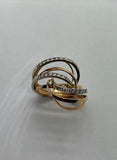 "Braid of Elegance" Ring Hand-Made in Italy