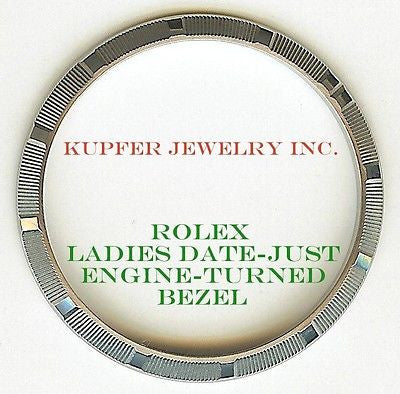 Rolex Ladies President, Date-Just, Date Bezel - Engine Turned - Kupfer Jewelry - 1