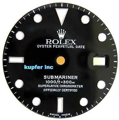 Rolex Mens Submariner Dial - Black and Silver - Kupfer Jewelry - 1