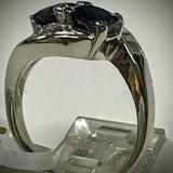 Diamonds and Sapphires Vintage Estate Ring