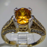 Kupfer Jewelry Natural Certified Golden Sapphire in Yellow Gold Ring by Kupfer Jewelry Design - Kupfer Jewelry - 2