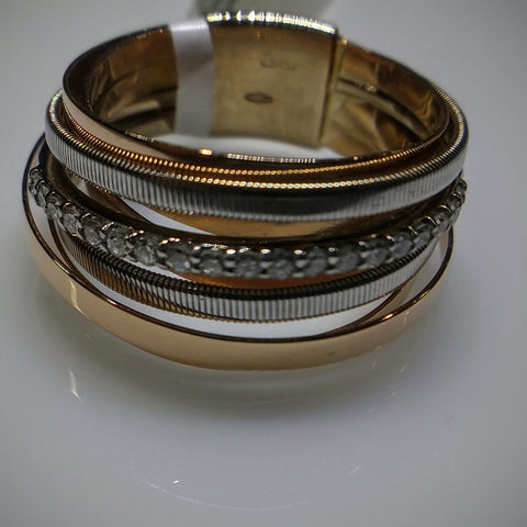 Kupfer Jewelry Multi-Band Ring of Rose & White Gold by Kupfer Jewelry Design - Kupfer Jewelry - 1