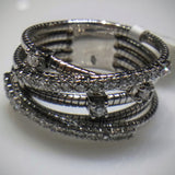 Kupfer Jewelry Multi-Band & Diamonds White Gold Ring by Kupfer Design - Kupfer Jewelry - 1