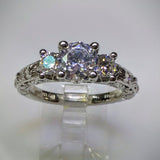 Ritani Ritani Platinum Engagement & Wedding Ring Set (without center diamonds) - Kupfer Jewelry - 3