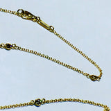 Yellow Gold Diamond Necklace XL by Garavelli
